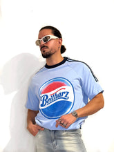 Load image into Gallery viewer, Bepsi Contrast Tape Crewneck Cotton T-Shirt