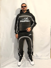Load image into Gallery viewer, Motocross Fade Contrast Tape Fleece Hoodie