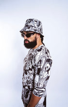 Load image into Gallery viewer, Y. Reversible bucket hat 1997 beilharz art print