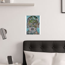 Load image into Gallery viewer, Y. Badd Bunny Painting Satin Posters (210gsm)

