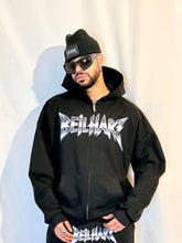 Load image into Gallery viewer, Metal Beilharz Unisex Cropped Double-Zip Hoodie (460 GSM)
