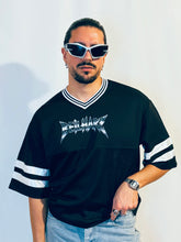 Load image into Gallery viewer, Metal Unisex Oversized Cropped Mesh Jersey（290GSM）

